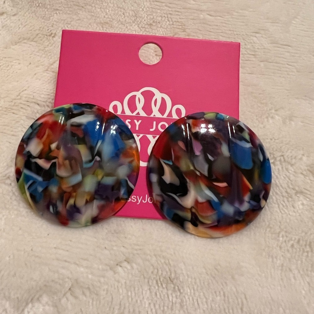 NWT Sassy Jones Zaria Colorful Earrings